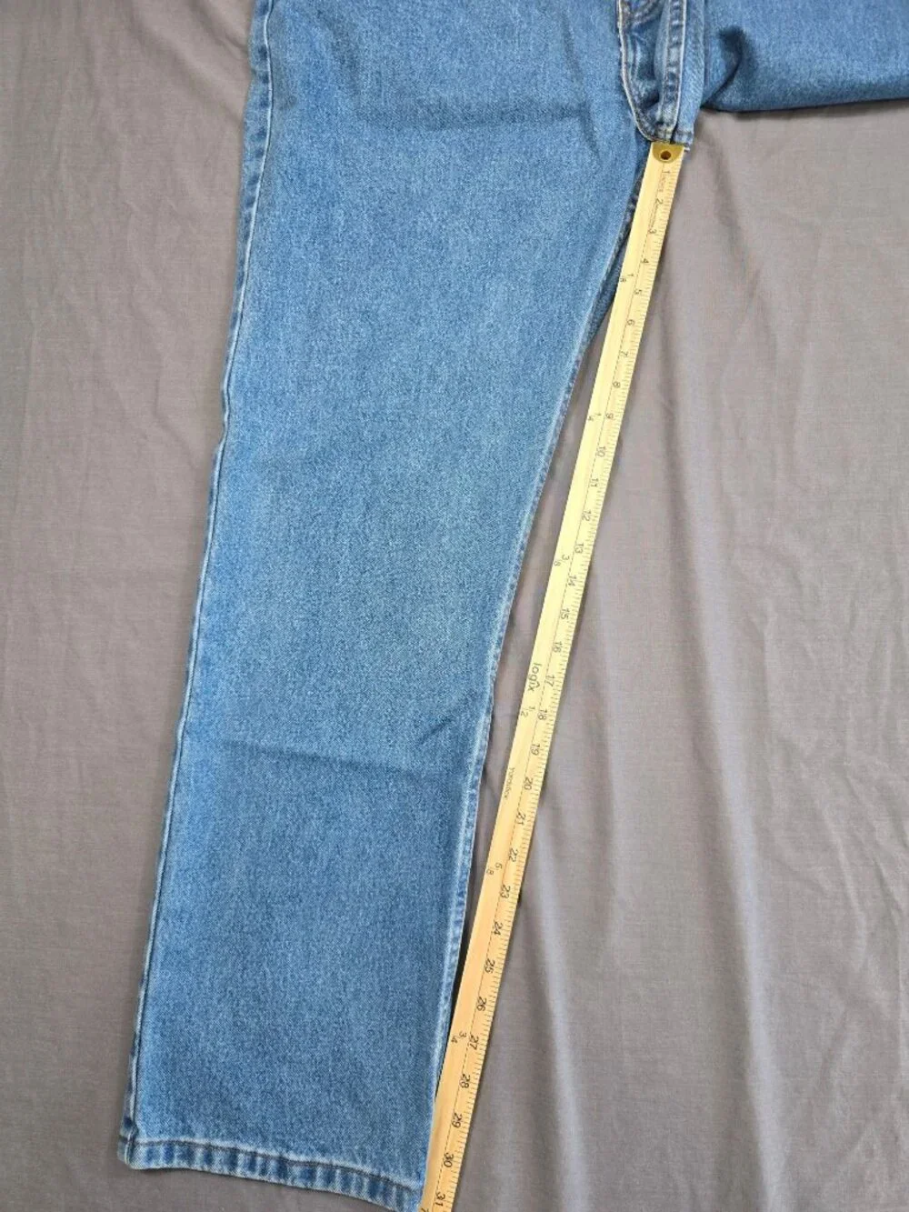 George Regular Fit Blue Denim Jeans 44X32 100% Cotton Medium Wash TWO PAIRS